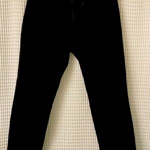 Banana Republic Factory Sloan cropped pants, black, size 4